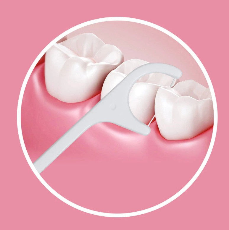 Ata dentara cu scobitoare, Doctor Clean, 90 bucati/punga Ata dentara cu scobitoare, Doctor Clean, 90 bucati/punga